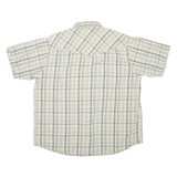 DICKIES Mens Shirt Beige Check 2XL