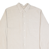 TIMBERLAND Mens Plain Shirt Beige Long Sleeve XL