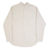 TIMBERLAND Mens Plain Shirt Beige Long Sleeve XL