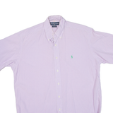 RALPH LAUREN Blake Mens Shirt Purple Check M