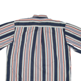 IVY CREW Mens Shirt Blue Striped 2XL