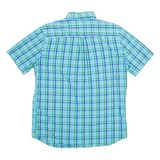 CHAPS Mens Shirt Blue Check M