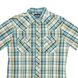 WRANGLER Mens Shirt Brown Check M