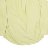 TOMMY HILFIGER Mens Plain Shirt Green Long Sleeve M