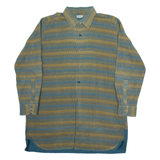 ACKERMANN Mens Shirt Grey Fair Isle Long Sleeve L