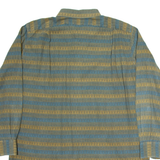 ACKERMANN Mens Shirt Grey Fair Isle Long Sleeve L