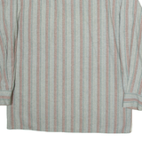 WALBUSCH Mens Shirt Grey Striped Long Sleeve M