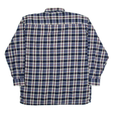 EXPLORER Mens Shirt Blue Check Long Sleeve L