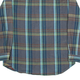 CAP HORN Mens Shirt Blue Check Long Sleeve L