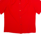 JULIETTA Womens Plain Shirt Red M
