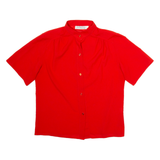 JULIETTA Womens Plain Shirt Red M