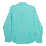 TOMMY HILFIGER Womens Plain Shirt Blue Long Sleeve M