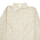 FREYA Womens Shirt White Floral Long Sleeve M