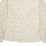 FREYA Womens Shirt White Floral Long Sleeve M