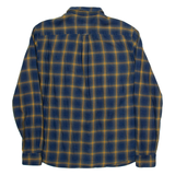 WRANGLER Mens Shirt Blue Check Long Sleeve M