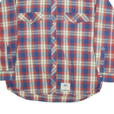STACCA CO Mens Shirt Blue Check Long Sleeve M