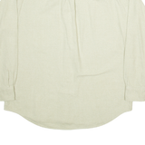 THE LOST CITY Mens Plain Shirt Grey Long Sleeve L