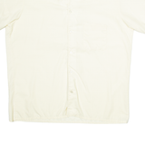 BASILICA Mens Plain Shirt Cream M