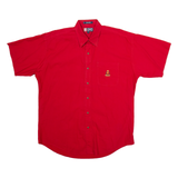 CHAPS Mens Plain Shirt Red L