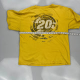 Matt Kenseth Nascar T-Shirt - Large Yellow Cotton