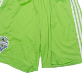 ADIDAS Seattle Sounders FC USA Mens Sports Shorts Green Relaxed M W26