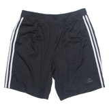 ADIDAS Mens Sports Shorts Black Relaxed L W30