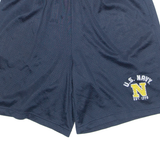 CHAMPION US NAVY Mens Sports Shorts Blue Relaxed L W31