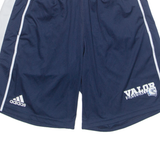 ADIDAS VALOR BASEBALL USA Mens Sports Shorts Blue Relaxed S W26