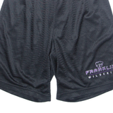 CHAMPION FRANKLIN WILDCATS USA Mens Sports Shorts Black Relaxed S W26