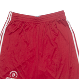 ADIDAS Jeffersonville Red Devils USA Mens Sports Shorts Red Relaxed XL W33