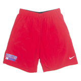 NIKE HUSKIES FOOTBALL USA Mens Sports Shorts Red Relaxed M W28
