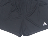 ADIDAS Womens Sports Shorts Black Relaxed L W32