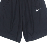 NIKE Mens Sports Shorts Black Relaxed L W30