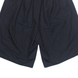 NIKE Mens Sports Shorts Black Relaxed L W30