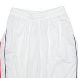 NIKE Mens Sports Shorts White Relaxed L W28