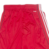 ADIDAS Mens Sports Shorts Red Relaxed L W30