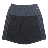 ADIDAS Mens Sports Shorts Black Relaxed L W31