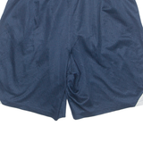 NIKE Mens Sports Shorts Blue Relaxed L W32