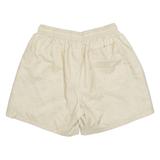 NIKE Mesh Lined All Over FOOD Print Mens Swimming Shorts Cream Relaxed L W29