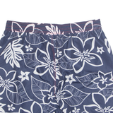 NFL New England Patriots Mens Swimming Shorts Blue Relaxed Floral XL W34