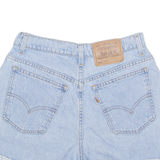 LEVI'S Turn Up High Waist 954 Womens Denim Shorts Blue Regular S W28
