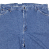 DICKIES Carpenter Workwear Mens Denim Shorts Blue Regular XL W42