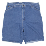 DICKIES Carpenter Workwear Mens Denim Shorts Blue Regular XL W42