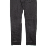 LEVI'S 502 Jeans Mens Black Regular Tapered W28 L30