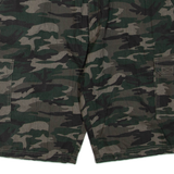 ATLAS Mens Cargo Shorts Green Camouflage XL W44