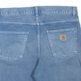 CARHARTT Mens Denim Shorts Blue L W36