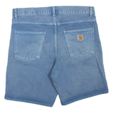 CARHARTT Mens Denim Shorts Blue L W36