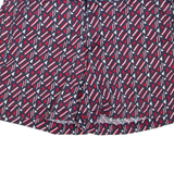 TOMMY HILFIGER Womens Casual Shorts Red Geometric S W32