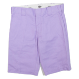 DICKIES Mens Casual Shorts Purple M W30