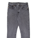 LEVI'S 501 BIG E Jeans Womens Grey Regular Straight W30 L28